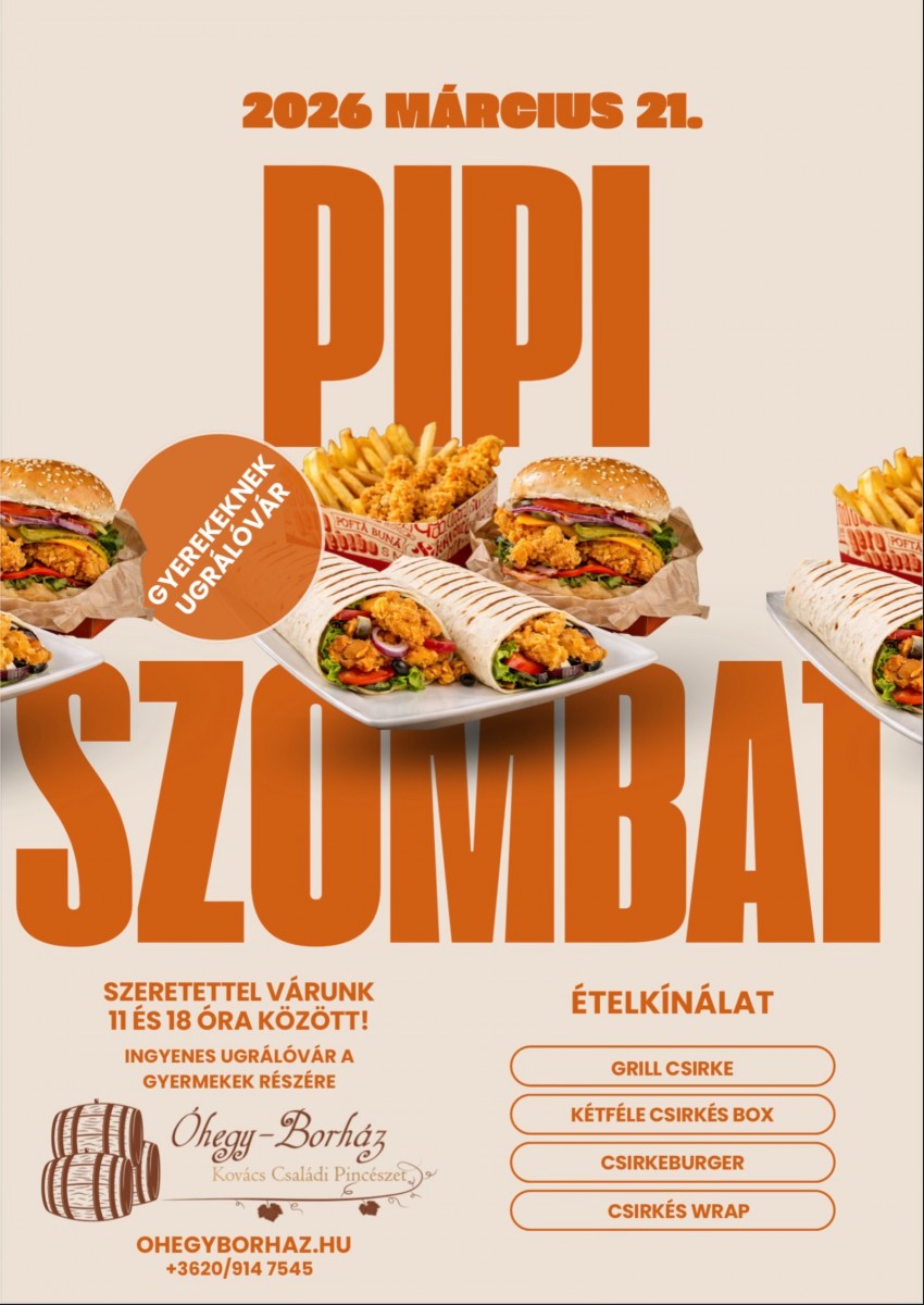 PIPI SZOMBAT – Március 21. 