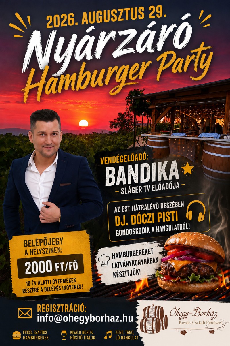 Nyárzáró Hamburger Party